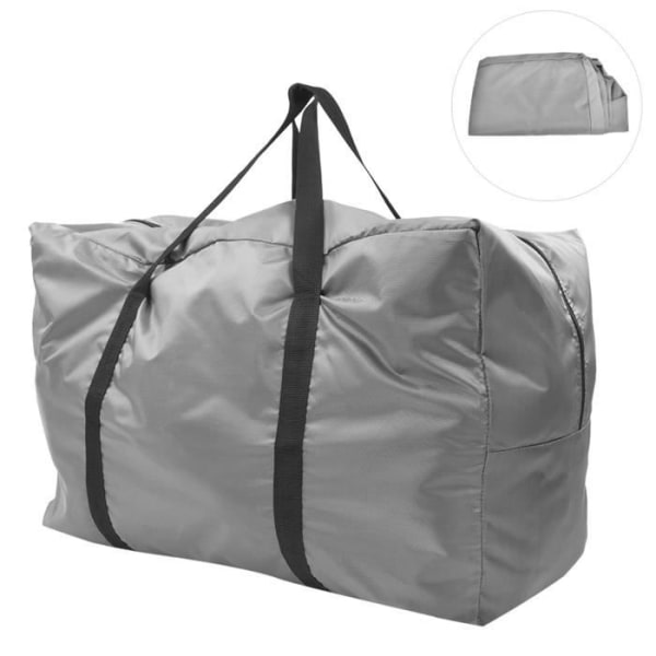 Stor hopfällbar förvaringsväska Handväska Tillbehör för kanotkajak Uppblåsbar båt grå (grå)