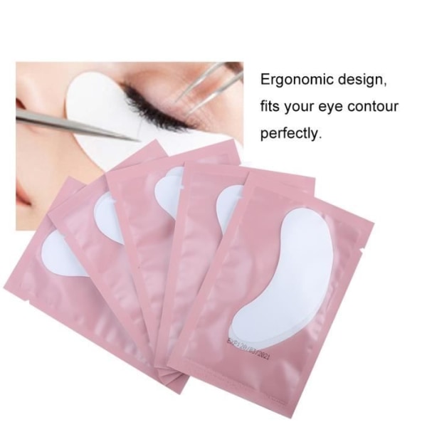 Ögonlapp, ögonfransskydd, 10 st giftfri bärbar ergonomisk design för professionell salong