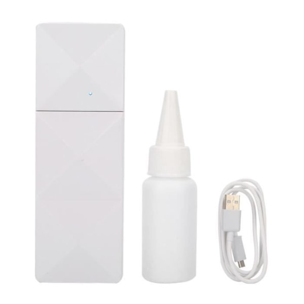 HURRISE nano ansiktsspruta Skyddsbar USB Nano Handy Mist Spray Luftfuktare Facial Hydration Atomization Spray (Vit)