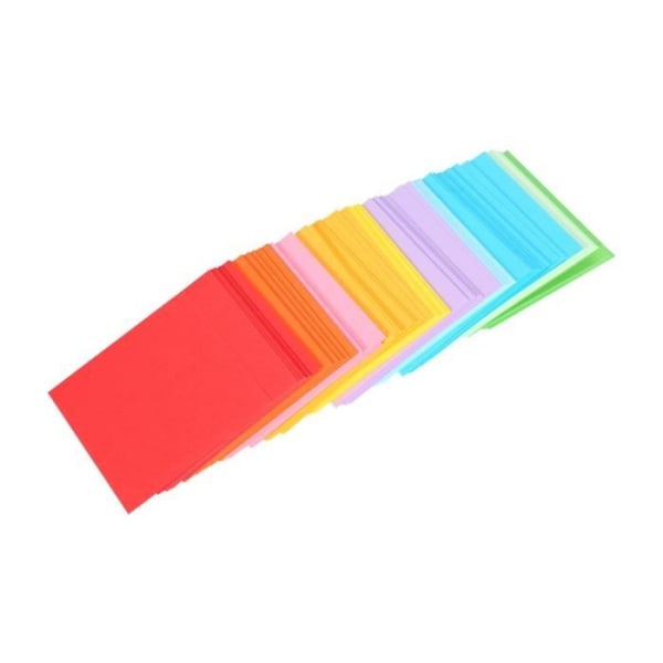 Belle Tech - 520st färgglatt origamipapper, dubbelsidigt fyrkantigt vikpapper 7x7 cm för hantverksprojekt