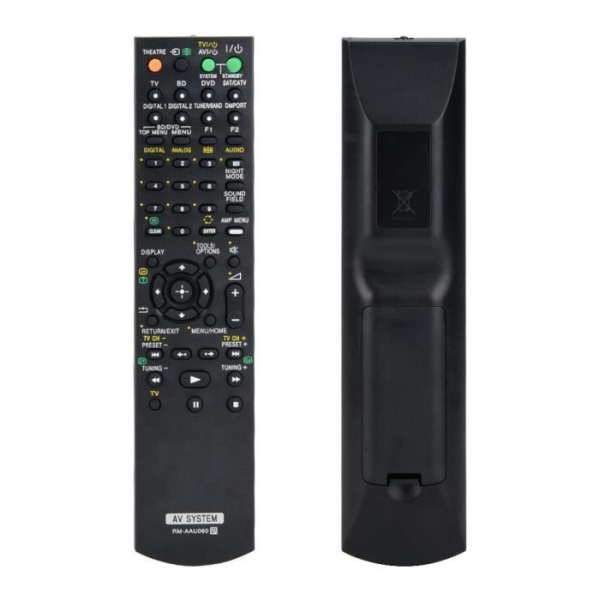 HURRISE TV Controller Fjärrkontroll, Ersättningsfjärrkontroll för RM-AAU060 AV Receiver System TV. dess stöd