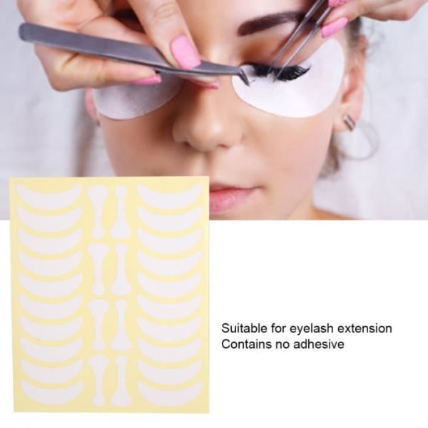 CEN 5 st papper ögonlappar, under ögonkuddar, papperslappar för ögonfransförlängning, ögonklistermärken