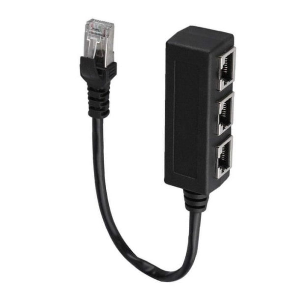 Ethernet Adapter, Ethernet Splitter, RJ45 Ethernet Transfer Connector 1 till 3 1 till 3 Network Splitter Adapter