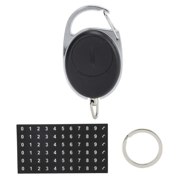 HURRISE Bluetooth Item Locator - Anti-Lost Alarm för nyckel och telefon - Vit
