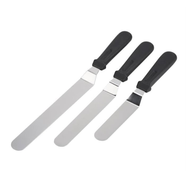 NAK 3st Stål kakkniv för att dekorera professionellt verktyg köksspatel