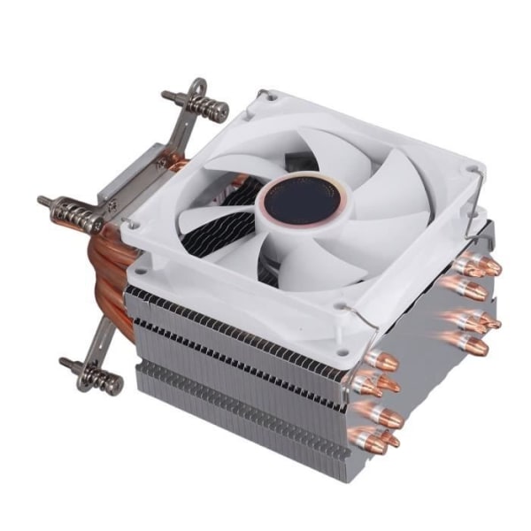 HURRISE CPU kylfläkt Processor kylfläkt, 6 värmerör, datorförvaring
