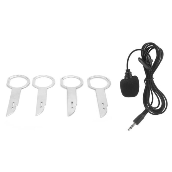 HURRISE Ljudkabel Bluetooth 5.0 AUX Ljudadapter Handsfree Kit 8-stifts mikrofon Passar för Ford 5000/6000 CD Stereo