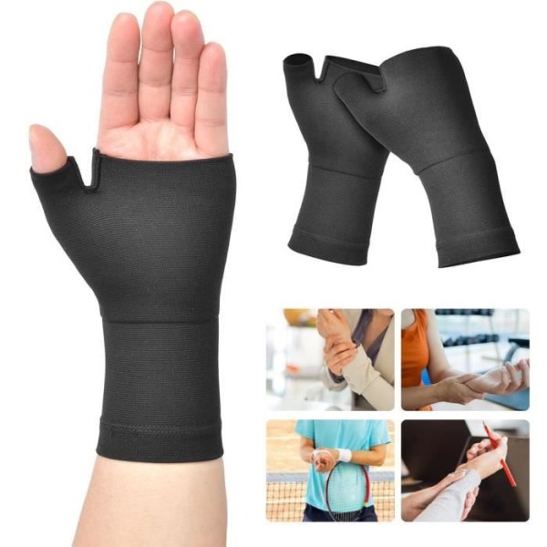 LIA 2 st Handledsstöd Fitness Sport Tumme Handledsskydd Handskar Tenosynovit Anti-vrickning Hand Brace Protective LIA