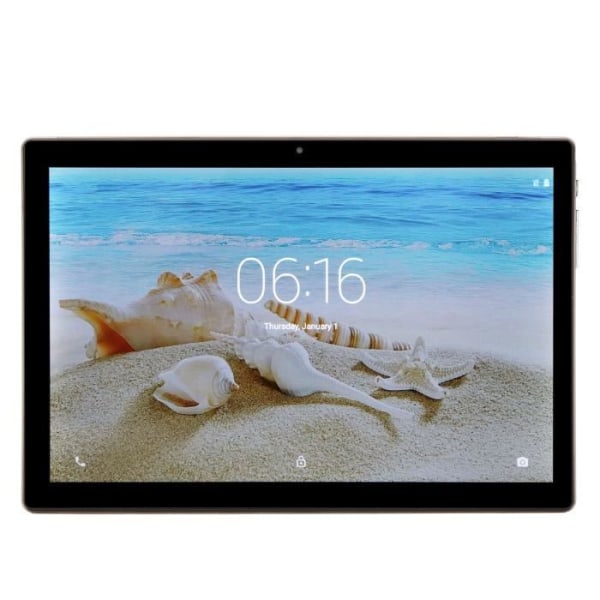 HURRISE Tablet ROM 4GB RAM 64GB för Android 10 Tablet HD IPS-skärm 4GB RAM 64GB ROM 2.4G 5G Dual Band Wi-Fi