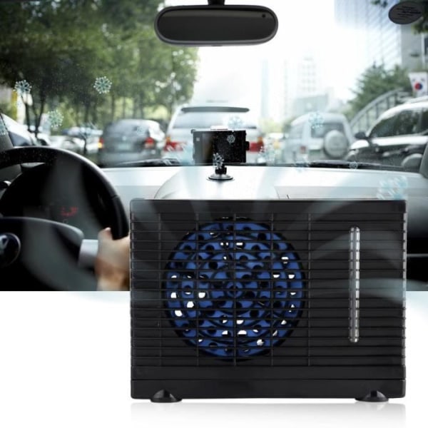 YUY-JP Mini Bärbar 12V Car Home Air Cooler Evaporativ vattenkylningsfläkt