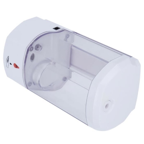 HURRISE tvålbehållare 800ml vit ABS väggmonterad tvålautomat, kontaktlös, för deco-dispenser