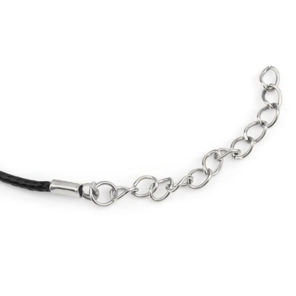 Tbest vaxrep 100 st hummerspänne vaxrep vaxad tråd lädersnöre Halsband gör-det-själv smycketillbehör