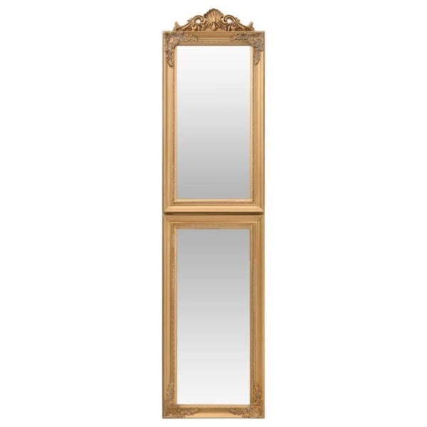 BEL-7029242407678-Gyllene stående spegel 40x160 cm