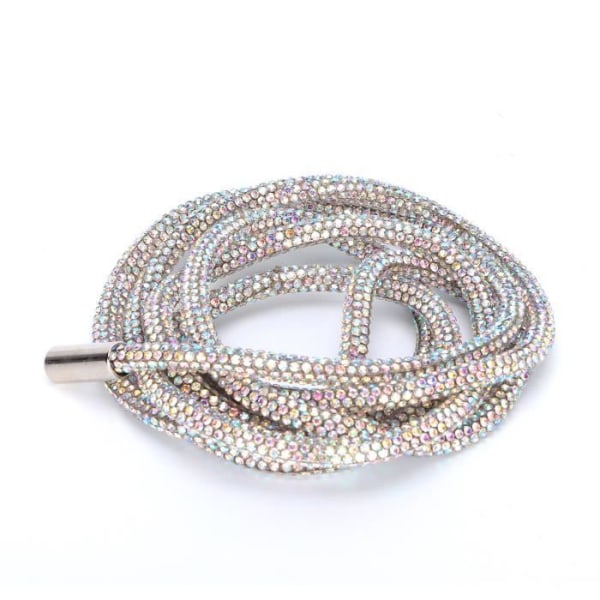 BEL-7423055006613-Rhinestone Rope Strass Glitter Rope, Crystal Strass Rep Shiny Strass för gör-det-själv-sömnad Spetsar Sybehörsfärg