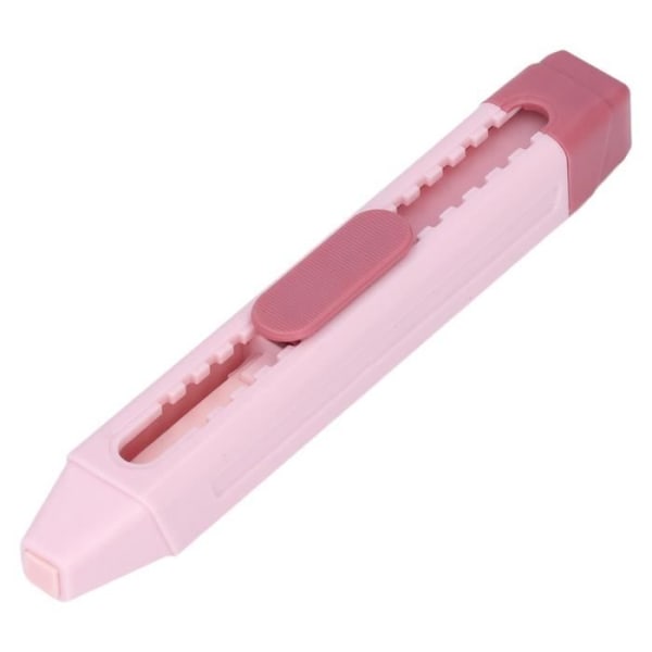 HURRISE Blyertssuddgummi med dubbla ändar Blyertssuddgummi Push-Pull Style Eraser med 4 ersättningssuddgummi för