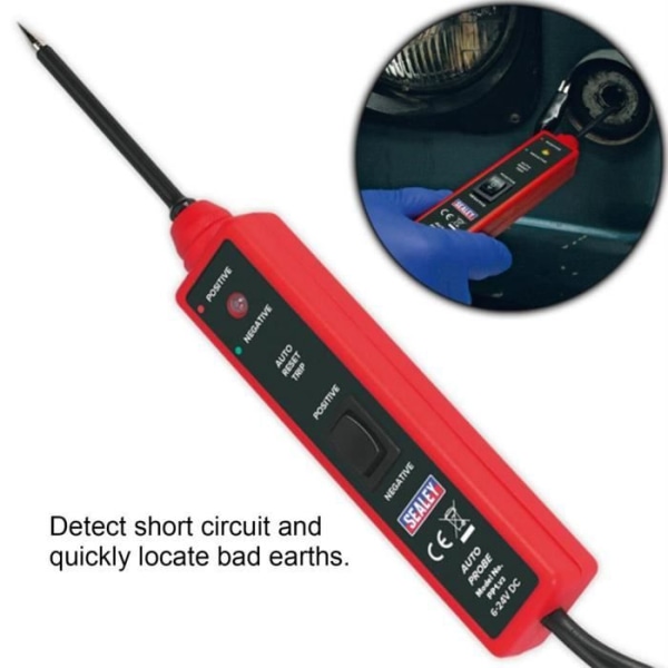 HURRISE Eleffekttest Professionellt diagnostiskt verktyg för detektor för detektor för elektriska kretsar