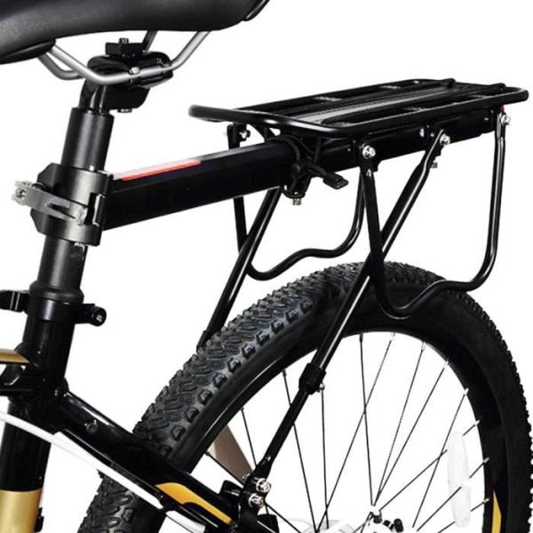 Stabil och bekväm cykelbagagehållare, svart cykelhållare, fint utförande för utomhuscyklister, cykeltillbehör