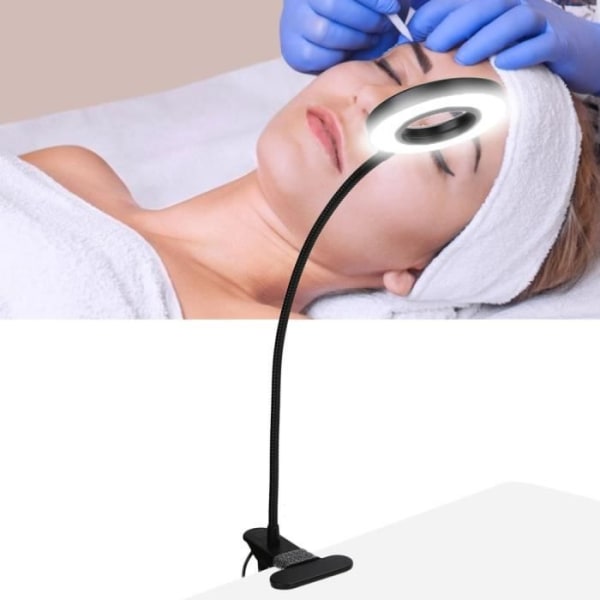 SIB Tatuering Läsbordslampa Ögonvård Makeup Led USB ögonfransförlängning Clip Lamp