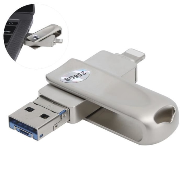 256 GB 3 in 1 USB-nyckel - Tbest - USB Flash Drive Telefon OTG U Disk - Flashminne - USB - Tbest varumärke