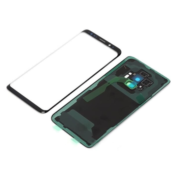 BET - Telefonbaksida glasskydd Frontskärm glaslinsbyte för Samsung S9 G960 - Svart