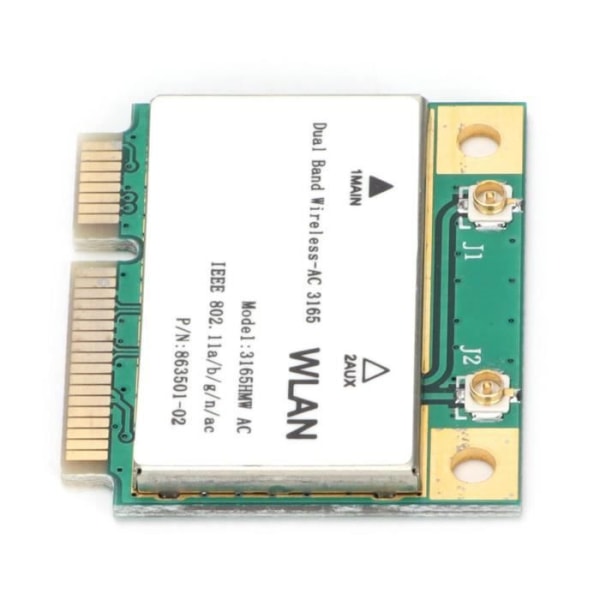 HURRISE PCIE Wifi-kort Dual Band Wireless Card 802.11a/b/g/n/ac Interface Mini PCIE Network Datortillbehör