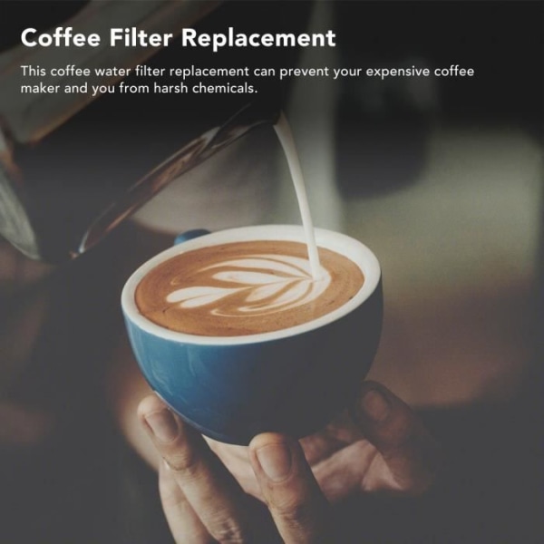 Duokon Kaffemaskin Filter till DeLonghi 3st ABS Kaffemaskin Vattenfilter Byte till
