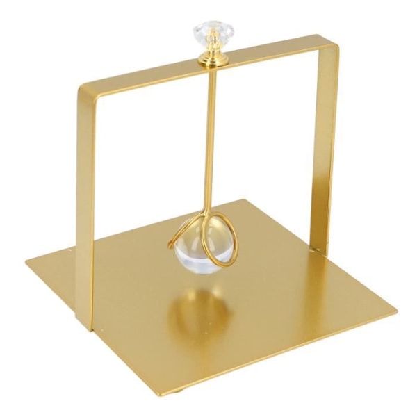 HURRISE Glaskulhållare för pappershanddukar Servettdispenser med glaskula Linnestaty Guld