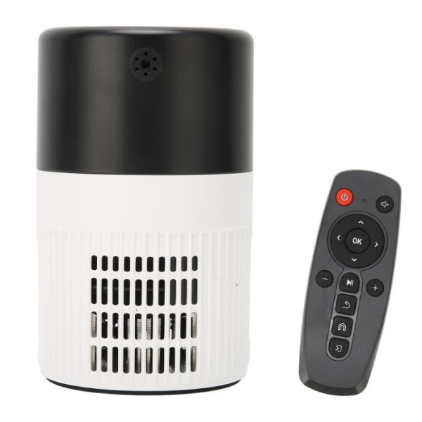 BEL-7423055103046-Pocketprojektor Mini 1080P HD-projektor Dubbelfläkt Filmprojektor Ljud Videoprojektor EU-kontakt