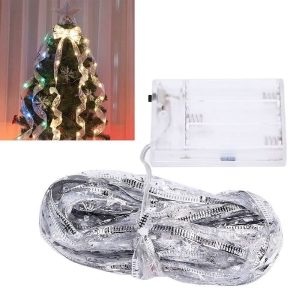 HURRISE LED-ljusremsa LED Julljuslist 13,12 fot, vattentät, dekorationslist Varmvitt ljus 2 700 till 3 200 K