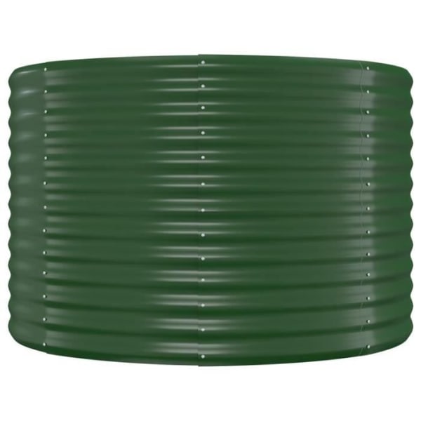 Trädgårdskruka - FDIT - Pulverlackerat stål - 100x100x68 cm - Grön