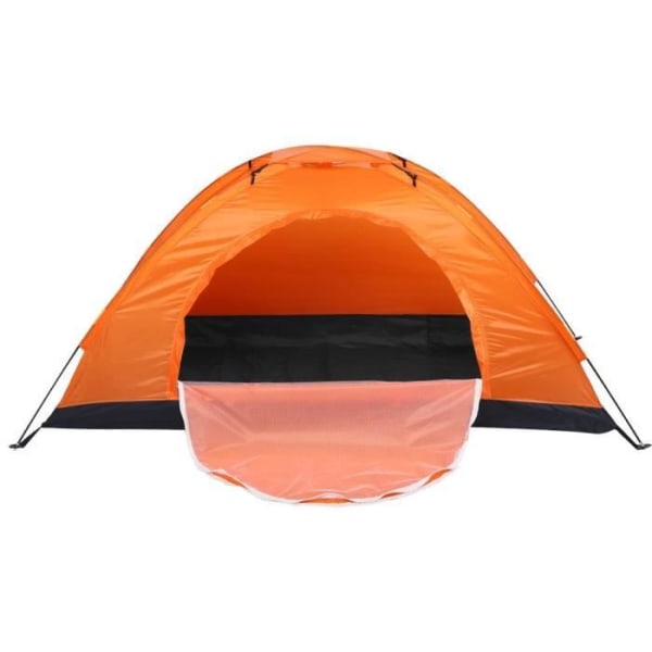 XUY Fritid för enskild person utomhus vattentätt tält för campingfiskeklättring (orange)