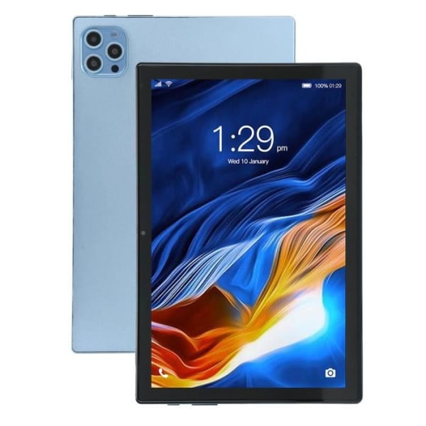 HURRISE tablet PC Tablet 10.1in för Android 12.0 Blue 6GB RAM 128GB ROM 2.4G 5G Dual Band WiFi 4G Call Smart Touch Tablet PC