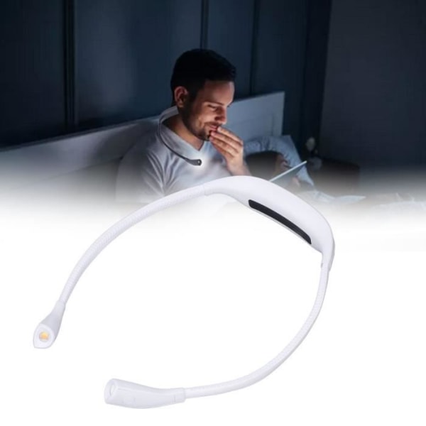 HURRISE Halsläslampa Halsboklampa USB Uppladdningsbar Bärbar LED-halshängande lampa för nackreparation
