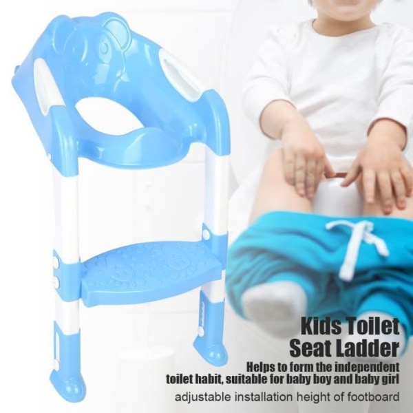 NYTT-Babyträning Toalettsits Stege Steg Fällbar Barn-WC Pedagogisk potta