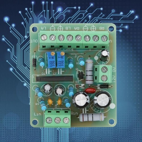 BEL-7423054925427-TA7318P DC 12V effektförstärkare VU Meter Driver Board DB Audio Level Meter Elverktyg