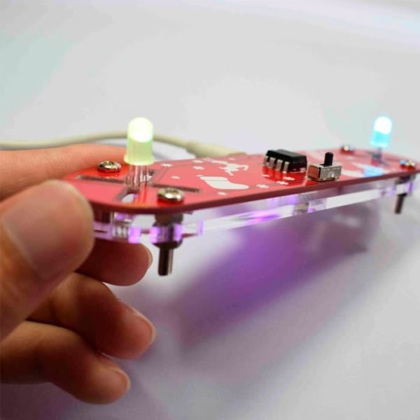 3-dimensionell julgransdekorationskit Gradient LED elektronisk julgran