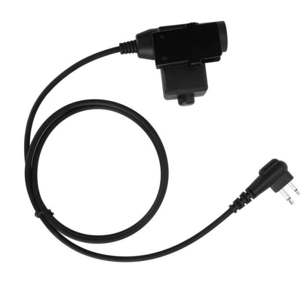 HURRISE Headset Adapter för Motorola GP88 U94 2 Pin PTT Headset Adapter Bärbar Walkie Talkie Adapter för