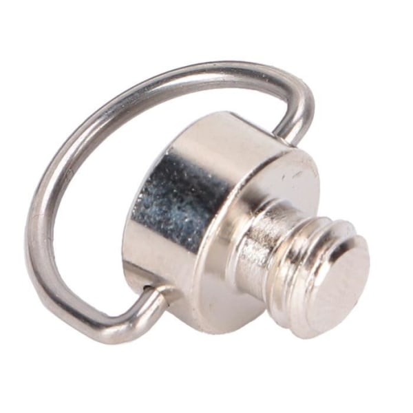 BEL-7643670035724-D-ring 1/4' 2 st 1/4 tum D-ring rostfritt stål kameraskruv för stativ Monopod skruvplatta