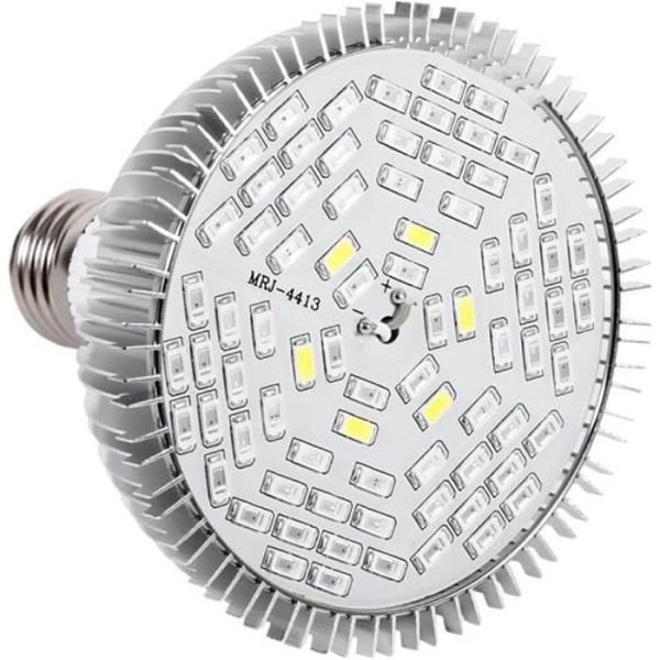 50W E27 LED Full Spectrum Blommande Lampa Växande Ljus Trädgårdsodling PR Trädgårdsfrukt 78 LED - XY FR