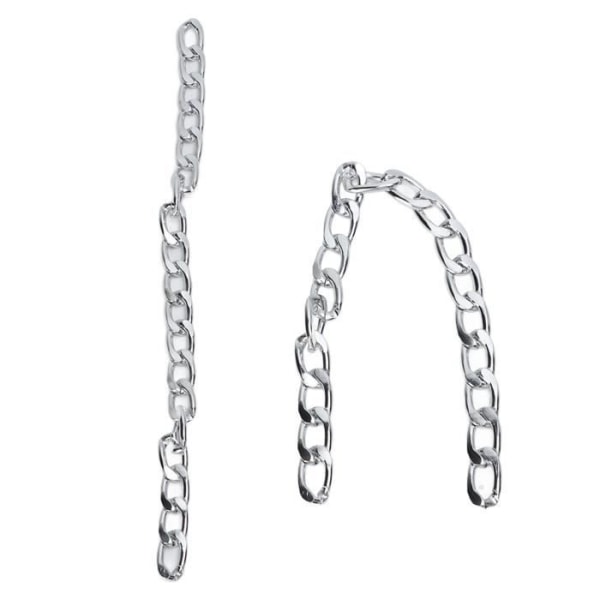 HURRISE Halsband Länkkedja Aluminiumkantkedjor 32,8 fot Elegant stil DIY Craft metallkedja
