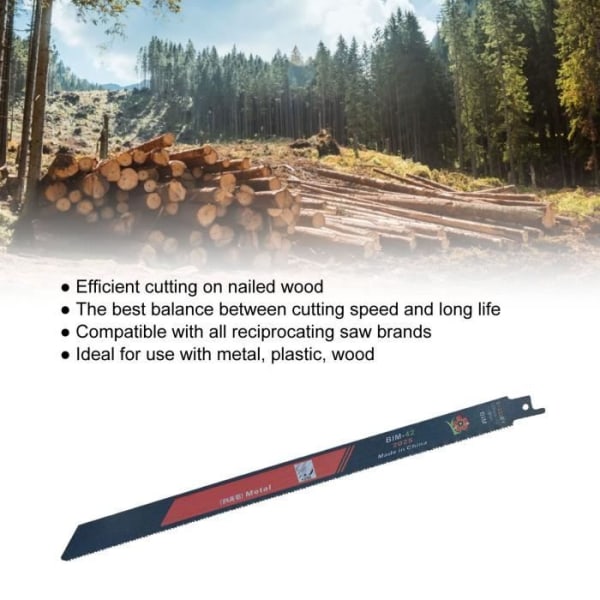 HURRISE fram- och återgående sågblad BI-M42 fram- och återgående sågblad rivning sticksågblad för träbeskärning plast