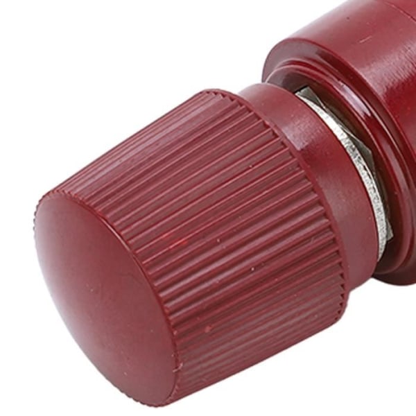 HURRISE-uttagskontakt 5st M8-uttagsstolpe Nickel Mässing Inverter-uttagskontakt för svetsmaskiner (röd)