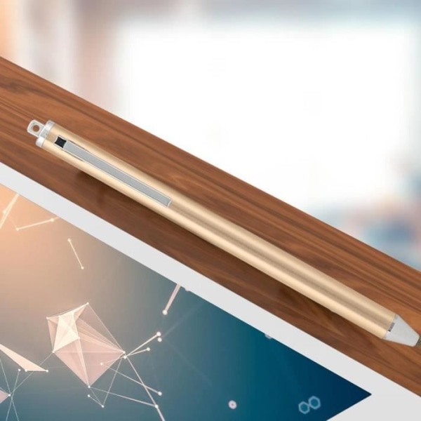LIA Stylus Penna med tyghuvud för Samsung Tab-Lg-Huawei-Xiaomi Smartphone för iPad 2018 Gold
