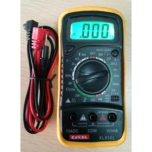 XCSOURCE Digital LCD Multimeter Voltmeter Amperemeter Volt OHM AC DC Kretstestare Spänning SG145-SZ