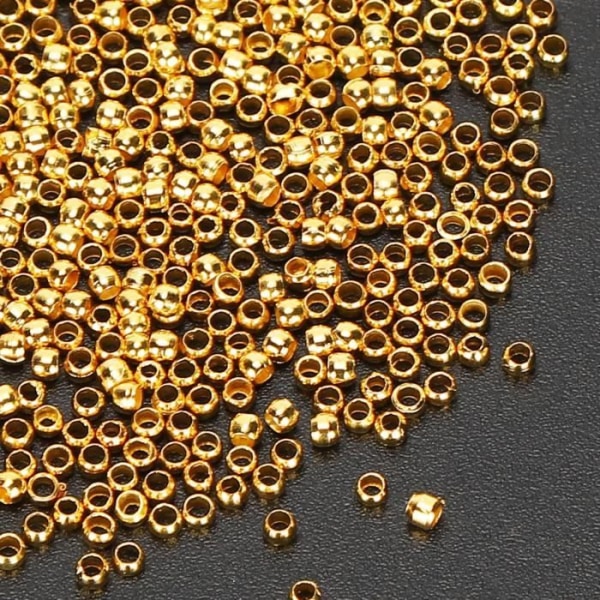 HURRISE DIY Stopper Beads 500st Crimp Beads Round Spacer Lös propp Terminators Tips för halsband
