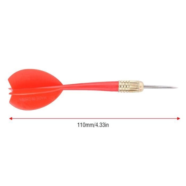 HURRISE Needle Dart 15ST/Set Nålspets Dart Barrel Dart Färgglada Dart Röd+Gul+