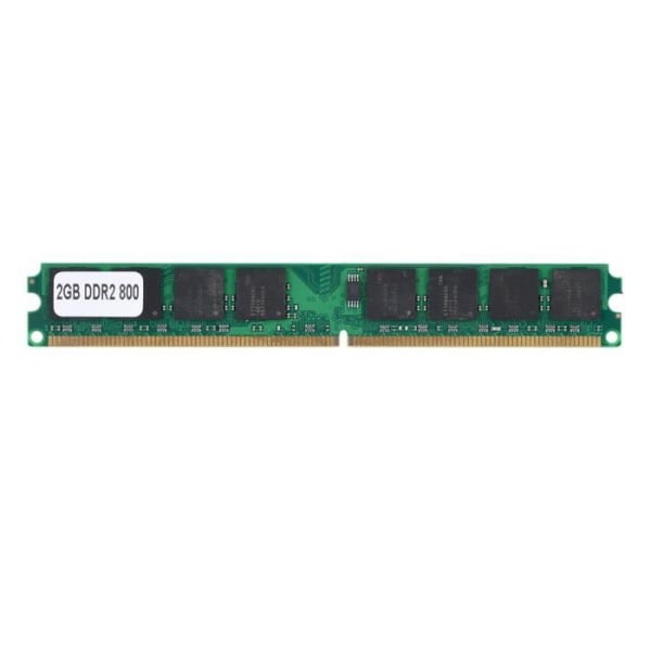 TMISHION PC RAM-minne DDR2 2G 800MHz PC2-6400 PC Ram-minne 240-stifts modulkort kompatibelt för Intel/AMD