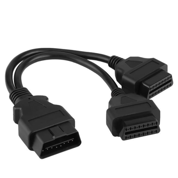 HURRISE OBD2 diagnostikverktyg 16-stift OBD2 OBDII Y Splitter Adapter Diagnostikverktyg för förlängningskabel