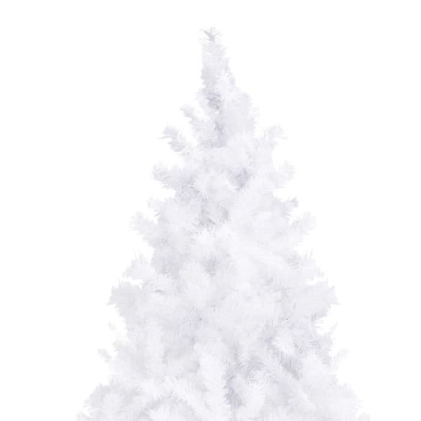 BEL Konstgjord julgran / Juldekorationer / säsongsbetonad 300 cm Vit PVC-träd + stålställ 9145839229305