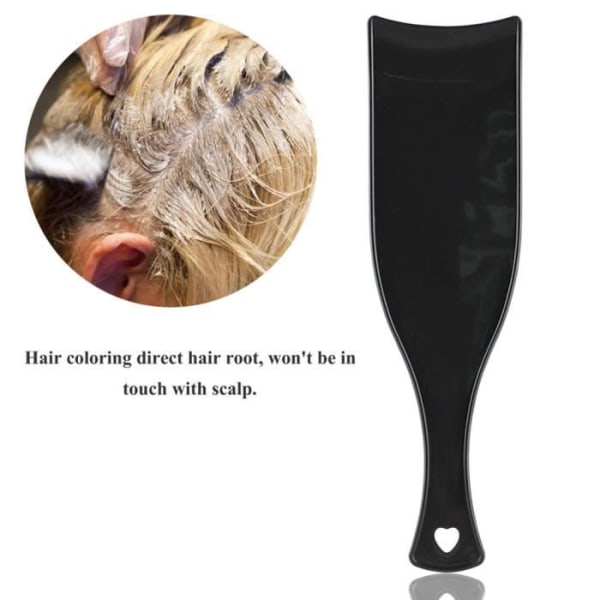 HURRISE Målarpensel Svart Hårfärgning av plast framhäver antistatiska hårverktyg